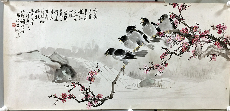 作者：赵松泉&nbsp;花鸟&nbsp;￥：协商&nbsp;单击鼠标查看大图！