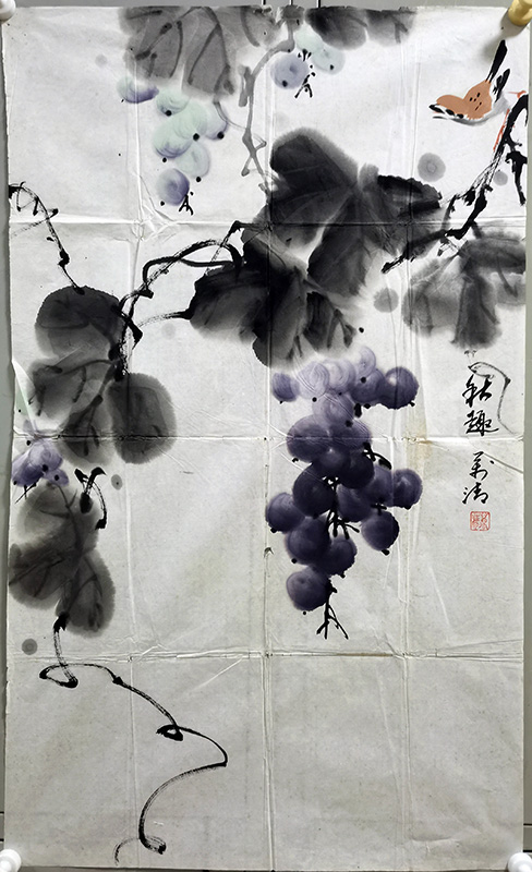 作者：魏万清&nbsp;花鸟&nbsp;￥：协商&nbsp;单击鼠标查看大图！