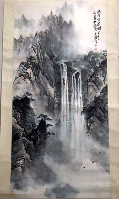 作者：吴骏圣&nbsp;山水&nbsp;￥：协商&nbsp;单击鼠标查看详细介绍！