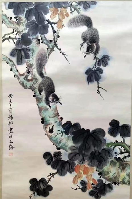 作者：杨邨&nbsp;花鸟&nbsp;￥：协商&nbsp;单击鼠标查看大图！