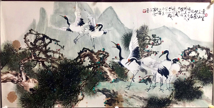 作者：赵松泉&nbsp;花鸟&nbsp;￥：协商&nbsp;单击鼠标查看大图！