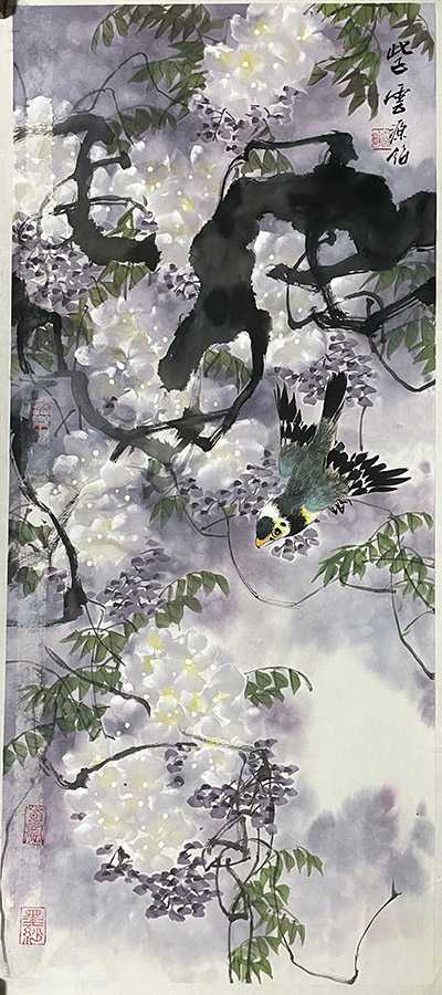 作者：徐源绍&nbsp;花鸟&nbsp;￥：协商&nbsp;单击鼠标查看大图！