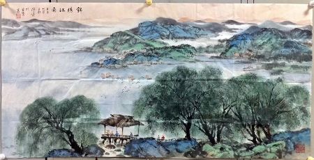 作者：徐建明&nbsp;山水《锦绣江南》&nbsp;￥：协商&nbsp;单击鼠标查看详细介绍！