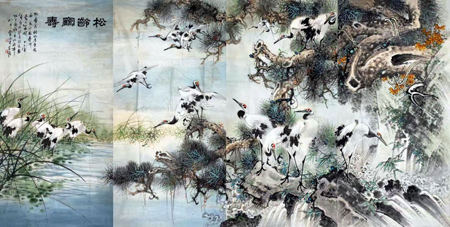 作者：俞飞安&nbsp;花鸟&nbsp;￥：协商&nbsp;单击鼠标查看大图！