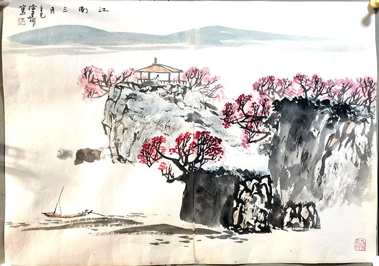 作者：徐建明&nbsp;山水&nbsp;￥：协商&nbsp;单击鼠标查看大图！