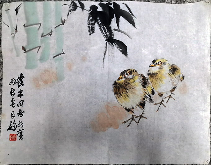 作者：赵良翰&nbsp;花鸟&nbsp;￥：协商&nbsp;单击鼠标查看大图！