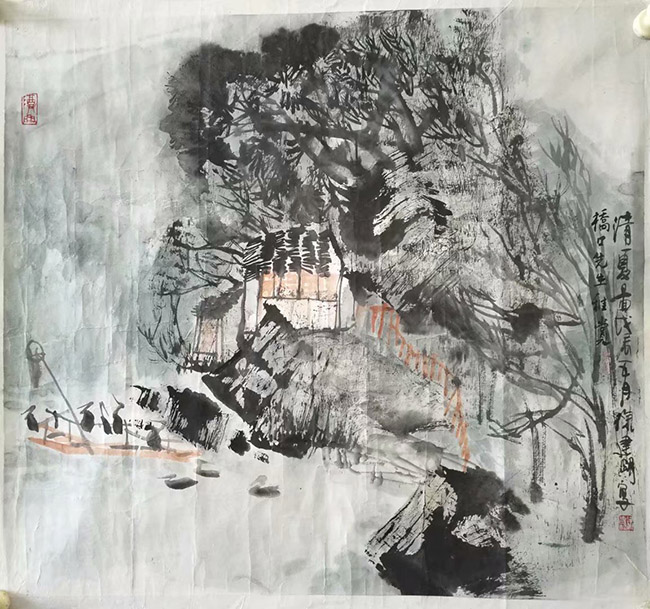 作者：徐建明&nbsp;山水&nbsp;￥：协商&nbsp;单击鼠标查看大图！