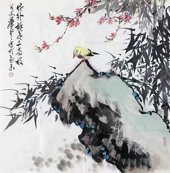 作者：萧平&nbsp;花鸟&nbsp;￥：协商&nbsp;单击鼠标查看大图！