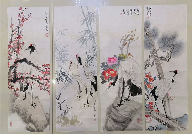 作者：张德泉&nbsp;花鸟&nbsp;￥：协商&nbsp;单击鼠标查看大图！