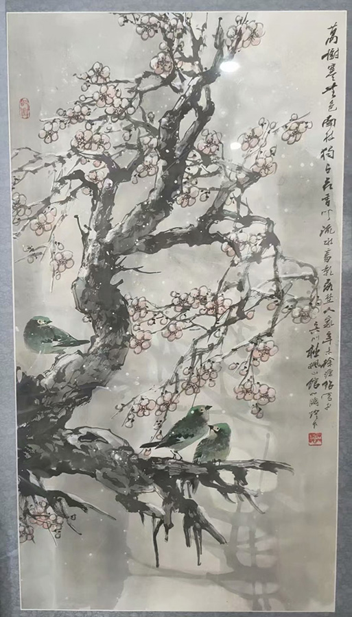 作者：徐源绍&nbsp;花鸟&nbsp;￥：协商&nbsp;单击鼠标查看大图！