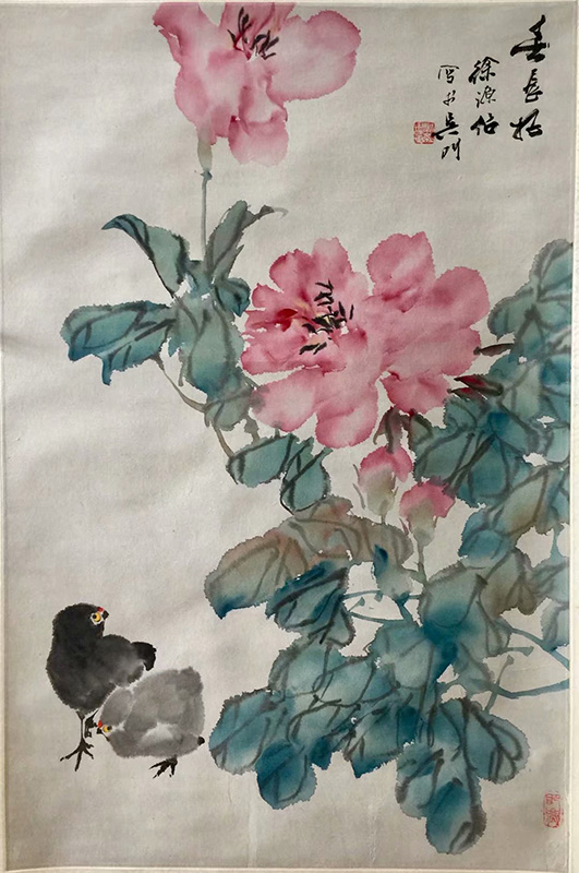 作者：徐源绍&nbsp;花鸟&nbsp;￥：协商&nbsp;单击鼠标查看大图！