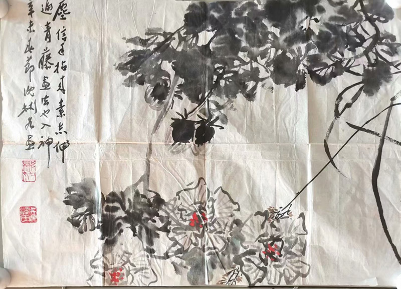 作者：沈彬如&nbsp;花鸟&nbsp;￥：协商&nbsp;单击鼠标查看大图！