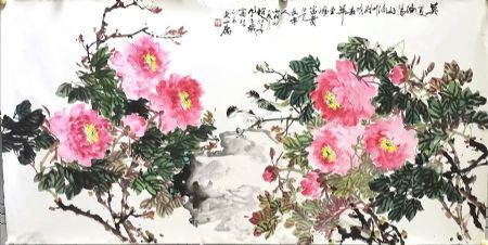 作者：赵松泉&nbsp;花鸟  牡丹&nbsp;￥：协商&nbsp;单击鼠标查看详细介绍！