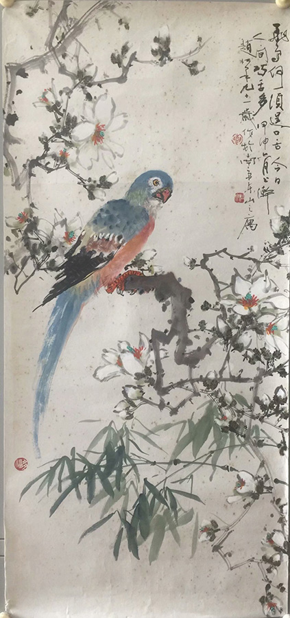 作者：赵松泉&nbsp;花鸟&nbsp;￥：协商&nbsp;单击鼠标查看大图！