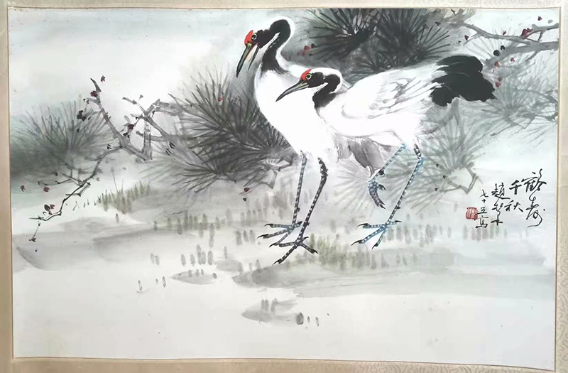 作者：赵松泉&nbsp;花鸟&nbsp;￥：协商&nbsp;单击鼠标查看大图！