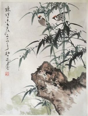 作者：乔木&nbsp;竹雀图&nbsp;￥：协商&nbsp;单击鼠标查看详细介绍！