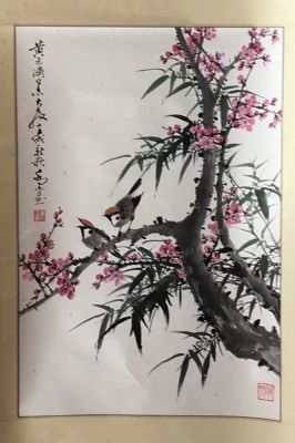作者：乔木&nbsp;花鸟　　梅竹图&nbsp;￥：协商&nbsp;单击鼠标查看详细介绍！