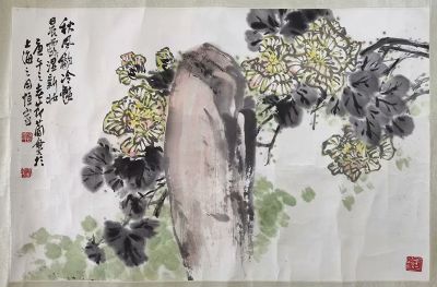 作者：曹简楼&nbsp;芙蓉依石图&nbsp;￥：协商&nbsp;单击鼠标查看详细介绍！