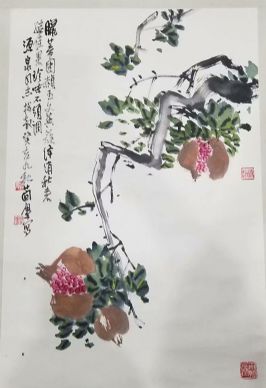 作者：曹简楼&nbsp;石榴图&nbsp;￥：协商&nbsp;单击鼠标查看详细介绍！