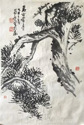 作者：曹简楼&nbsp;墨松图&nbsp;￥：协商&nbsp;单击鼠标查看详细介绍！