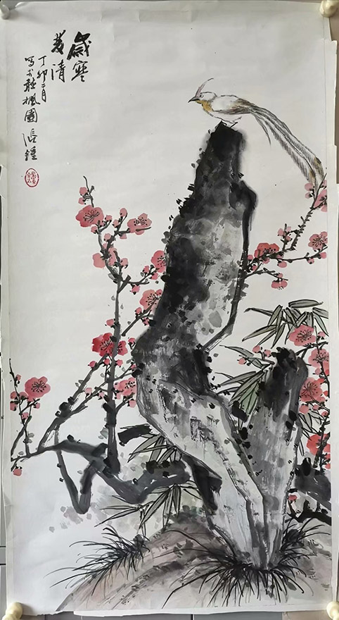 作者：张锺&nbsp;花鸟&nbsp;￥：协商&nbsp;单击鼠标查看大图！