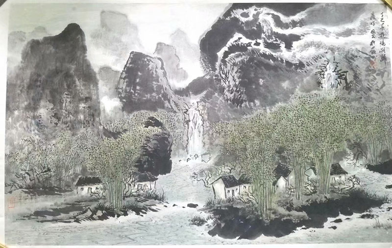 作者：潘国光&nbsp;山水  &nbsp;￥：协商&nbsp;单击鼠标查看大图！