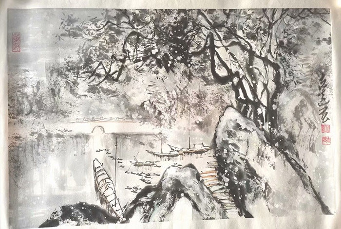 作者：章志远&nbsp;山水  &nbsp;￥：协商&nbsp;单击鼠标查看大图！