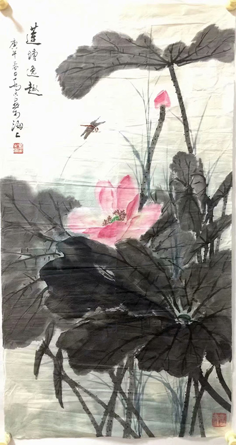 作者：乔木&nbsp;花鸟  《荷》&nbsp;￥：协商&nbsp;单击鼠标查看大图！