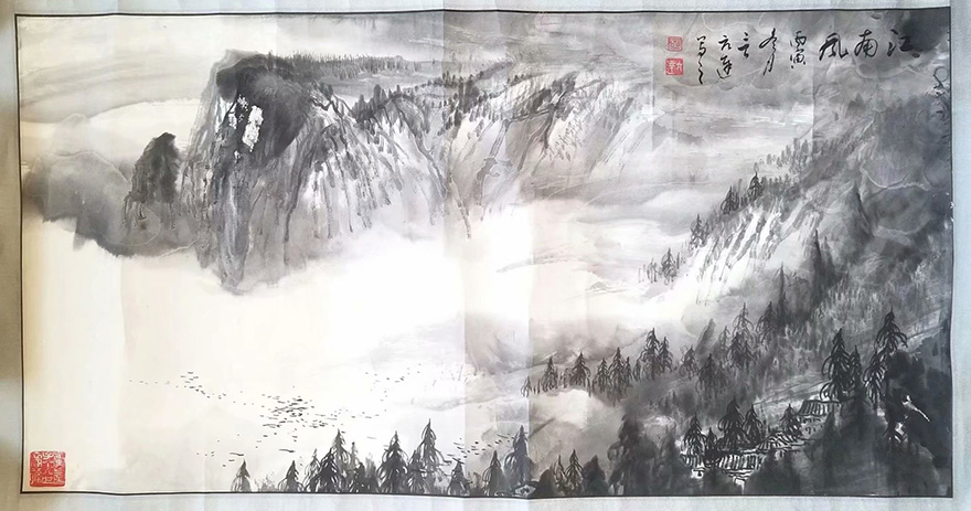 作者：言亢达&nbsp;山水  &nbsp;￥：协商&nbsp;单击鼠标查看大图！