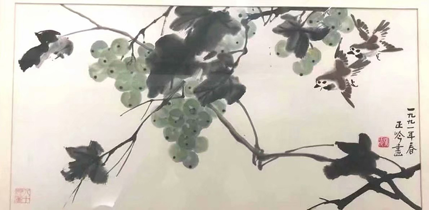 作者：张正吟&nbsp;花鸟&nbsp;￥：协商&nbsp;单击鼠标查看大图！