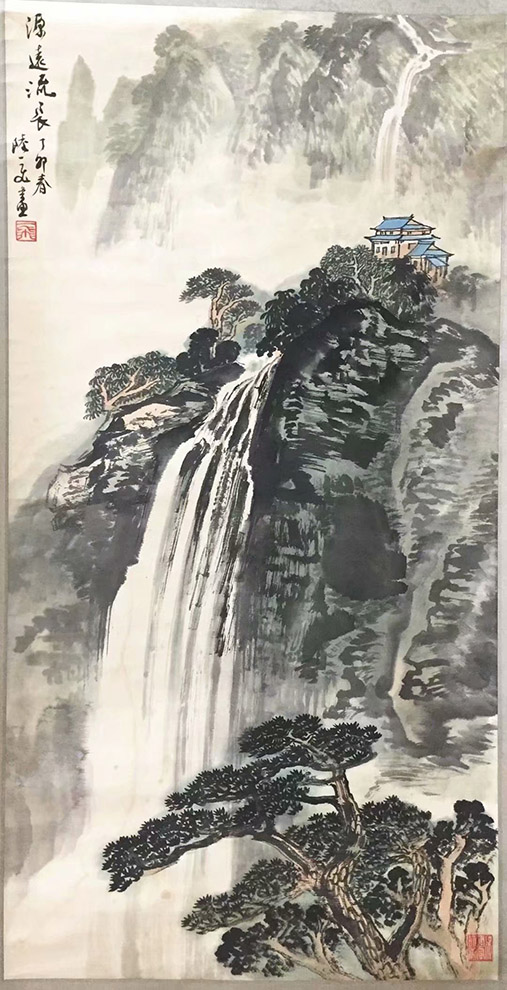 作者：陆一飞&nbsp;山水  &nbsp;￥：协商&nbsp;单击鼠标查看大图！