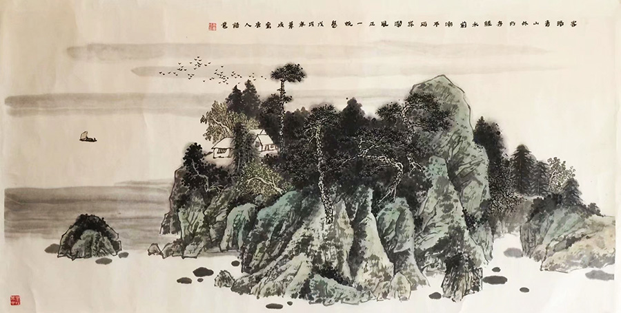 作者：李苇成&nbsp;山水  &nbsp;￥：协商&nbsp;单击鼠标查看大图！