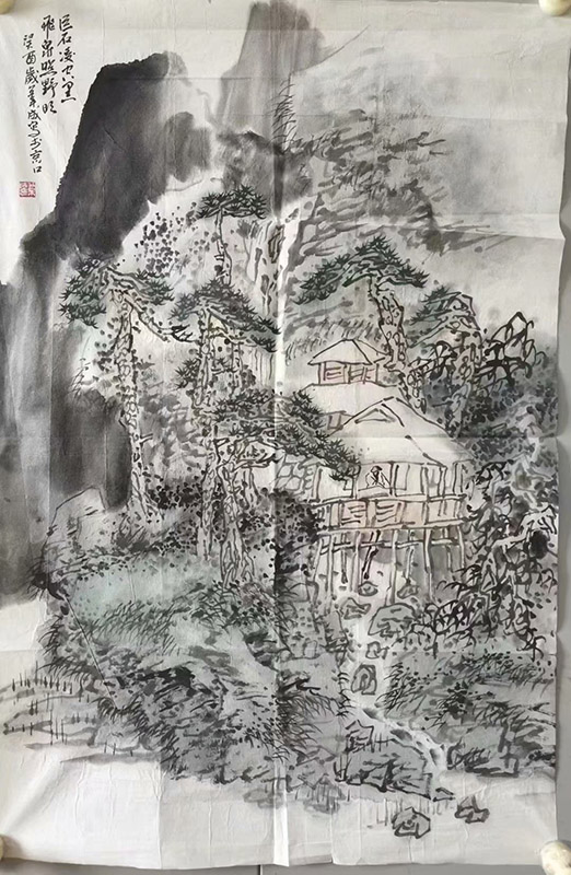 作者：李苇成&nbsp;山水  &nbsp;￥：协商&nbsp;单击鼠标查看大图！