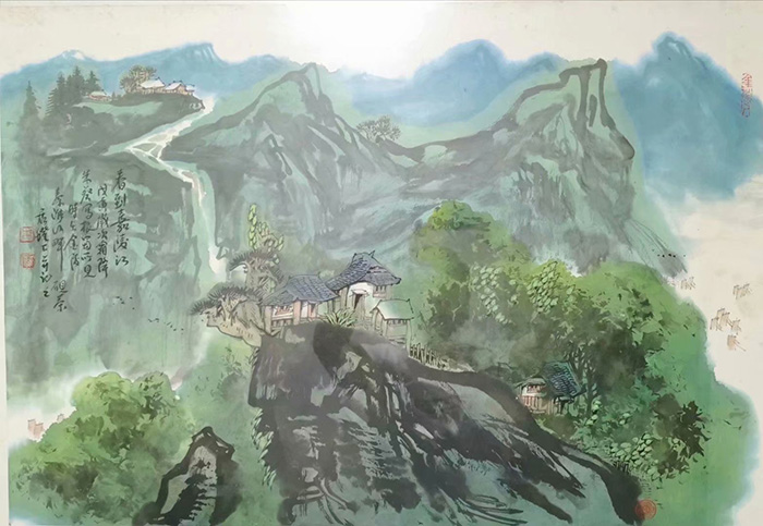 作者：朱葵&nbsp;山水  &nbsp;￥：协商&nbsp;单击鼠标查看大图！