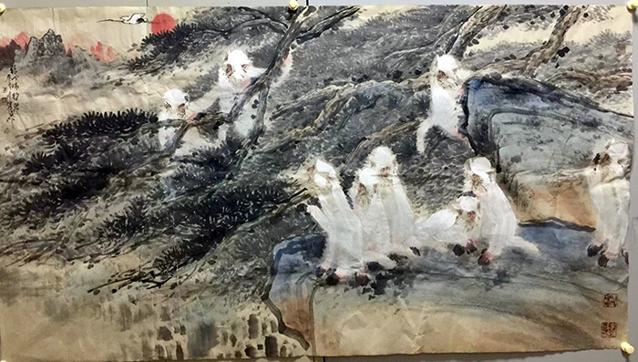 作者：徐培晨&nbsp;花鸟&nbsp;￥：协商&nbsp;单击鼠标查看大图！