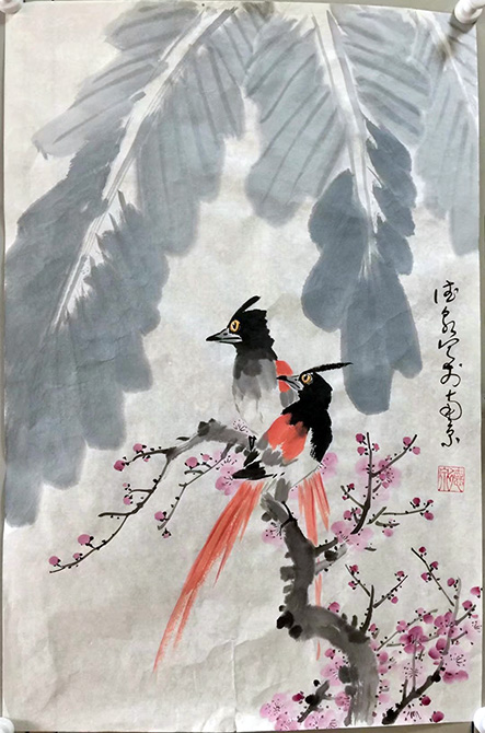 作者：张德泉&nbsp;花鸟&nbsp;￥：协商&nbsp;单击鼠标查看大图！