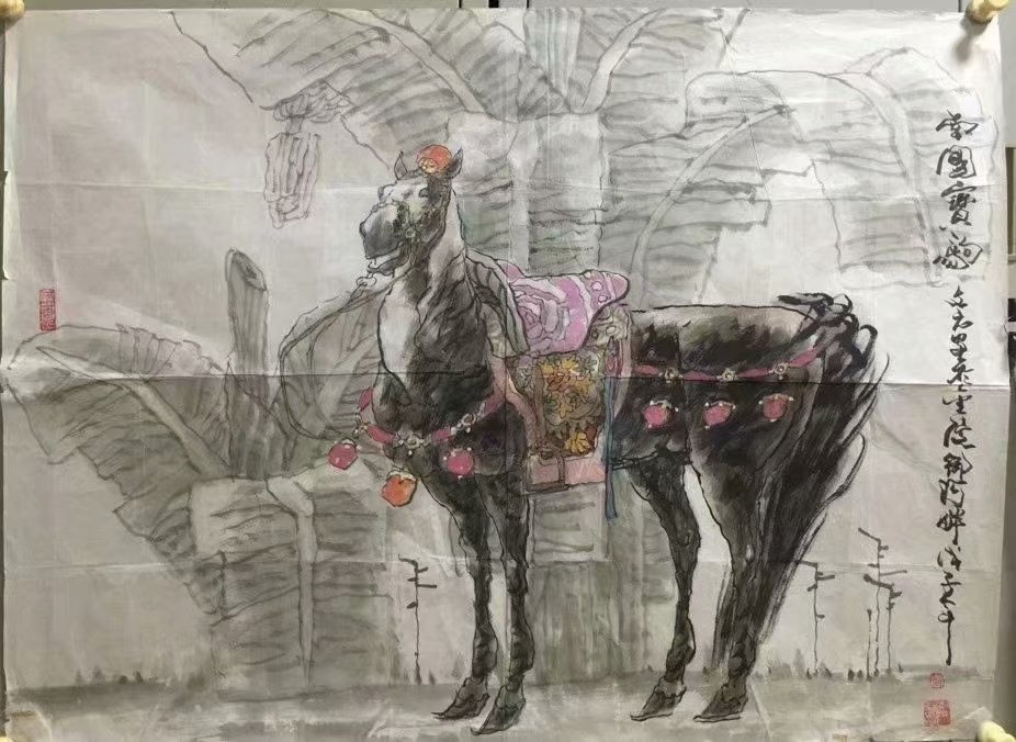 作者：赵文元&nbsp;花鸟&nbsp;￥：协商&nbsp;单击鼠标查看大图！