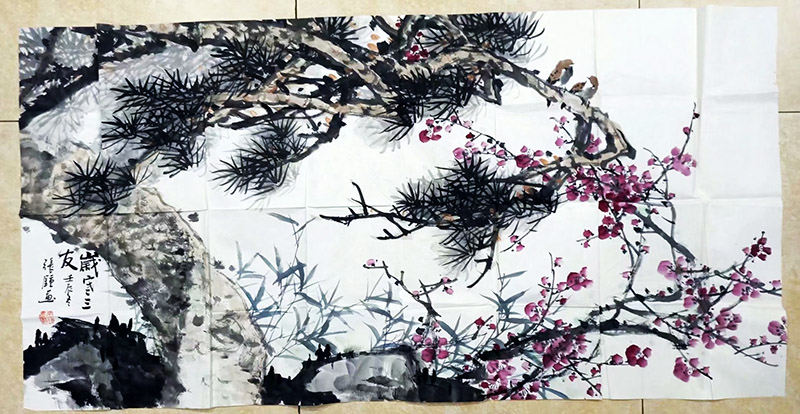 作者：张锺&nbsp;花鸟&nbsp;￥：协商&nbsp;单击鼠标查看大图！