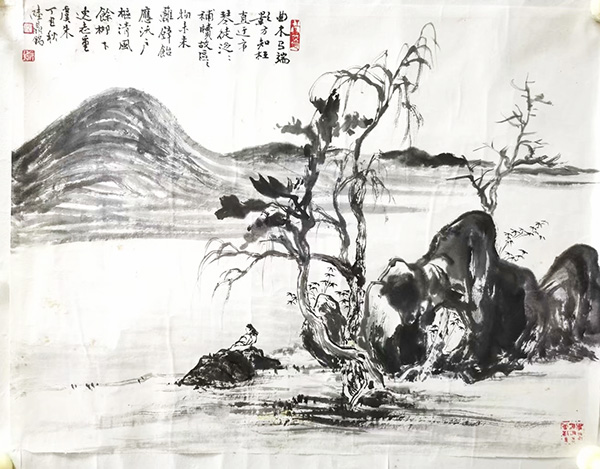 作者：陆鼎铭&nbsp;山水  &nbsp;￥：协商&nbsp;单击鼠标查看大图！