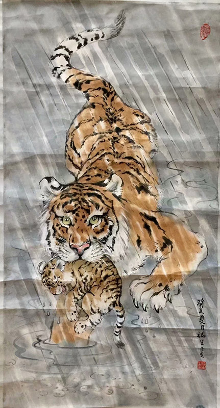 作者：郑福生&nbsp;花鸟&nbsp;￥：协商&nbsp;单击鼠标查看大图！