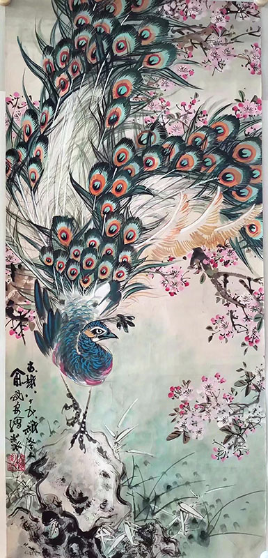 作者：俞飞安&nbsp;花鸟&nbsp;￥：协商&nbsp;单击鼠标查看大图！