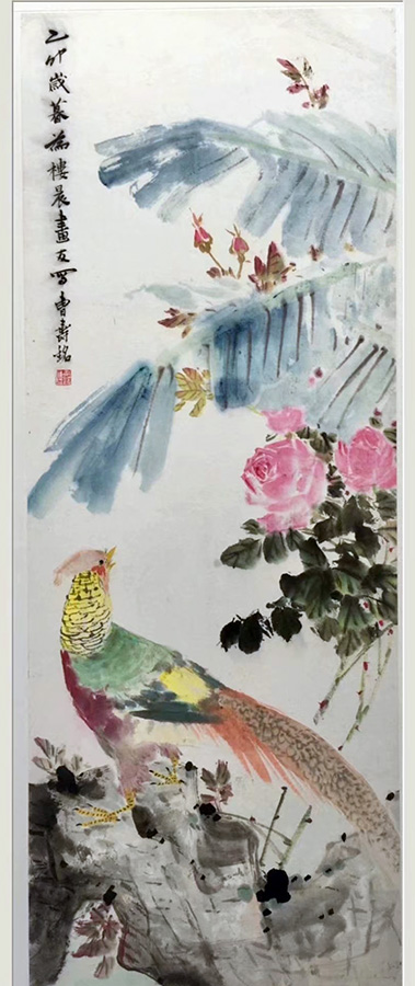 作者：曹寿铭&nbsp;花鸟&nbsp;￥：协商&nbsp;单击鼠标查看大图！