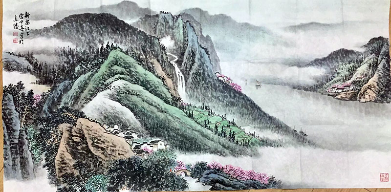 作者：宫中奇&nbsp;山水  &nbsp;￥：协商&nbsp;单击鼠标查看大图！