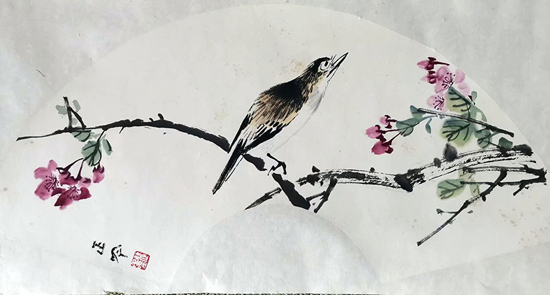 作者：张正吟&nbsp;扇面&nbsp;￥：协商&nbsp;单击鼠标查看大图！