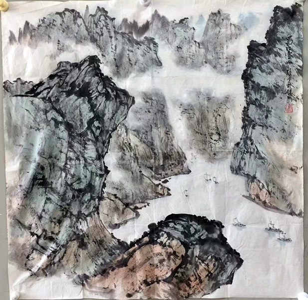 作者：张尔宾&nbsp;山水&nbsp;￥：协商&nbsp;单击鼠标查看大图！