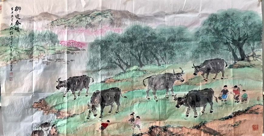 作者：徐建明&nbsp;山水  &nbsp;￥：协商&nbsp;单击鼠标查看大图！