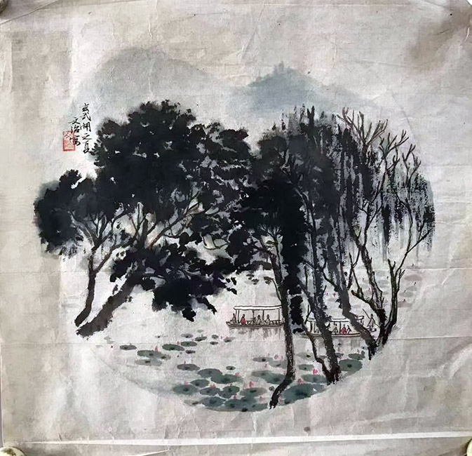 作者：宋文治&nbsp;山水  &nbsp;￥：协商&nbsp;单击鼠标查看大图！