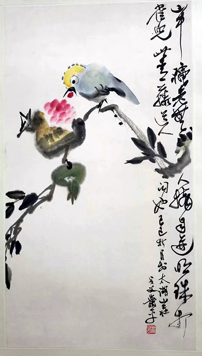 作者：萧平&nbsp;花鸟  &nbsp;￥：协商&nbsp;单击鼠标查看大图！