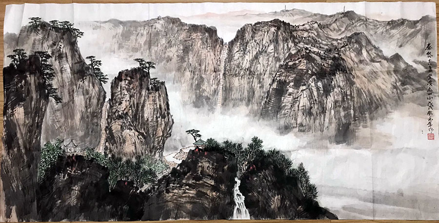 作者：赵元年&nbsp;山水  &nbsp;￥：协商&nbsp;单击鼠标查看大图！