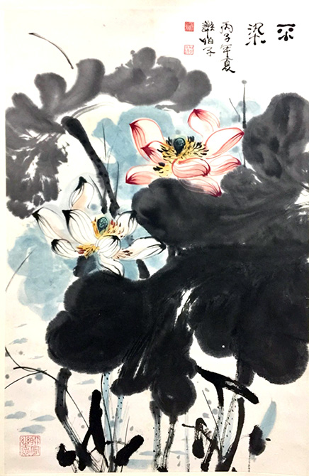 作者：谢伯子&nbsp;花鸟&nbsp;￥：协商&nbsp;单击鼠标查看大图！